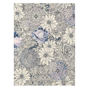 Eleganter Vintager Abstrakter Blumenhintergrund Tischdecke