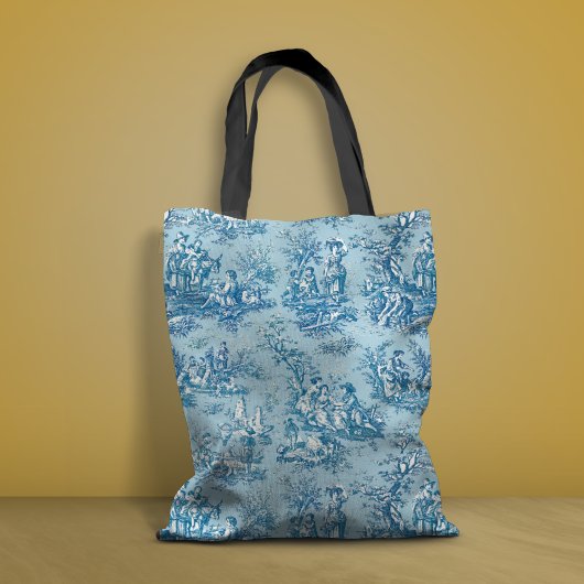 Eleganter Vintager aquamariner Jouy Tasche
