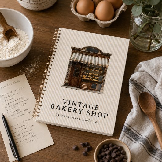 Eleganter Vintager Bäckereiladen Planer