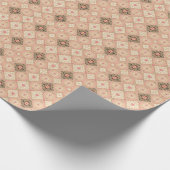 Eleganter Vintager Barocktag Geschenkpapier (Ecke)
