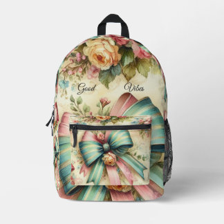 Eleganter Vintager, benutzerdefinierter Backpack Bedruckter Rucksack