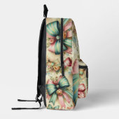 Eleganter Vintager, benutzerdefinierter Backpack Bedruckter Rucksack (Links)