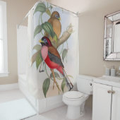 Eleganter, Vintager Birds-Duschvorhang Duschvorhang (Beispiel)
