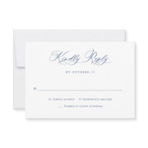 Eleganter Vintager Blue French Garden