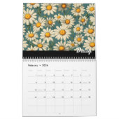Eleganter Vintager Blumenkalender Kalender (Feb 2026)