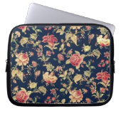 Eleganter Vintager BlumenRosen-Elektronik-Fall Laptopschutzhülle (Vorderseite)