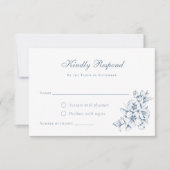 Eleganter Vintager botanischer Hochzeitstag Einladung (Vorderseite)