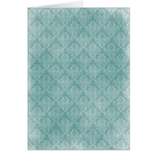 Eleganter Vintager Damast-Muster weißer verblassen