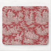 Eleganter Vintager, dunkelroter Rottöwe Mousepad (Vorne)