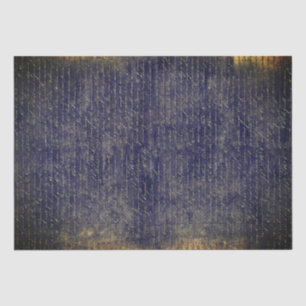 Eleganter Vintager dunkler Indigohandbrief Seidenpapier