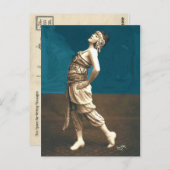 Eleganter Vintager Fotograf Harem Dancer 1920er Postkarte (Vorne/Hinten)