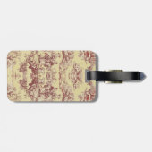 Eleganter Vintager, gelber Seeadler Gepäckanhänger (Rückseite horizontal)