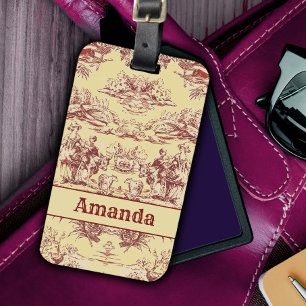 Eleganter Vintager, gelber Seeadler Gepäckanhänger