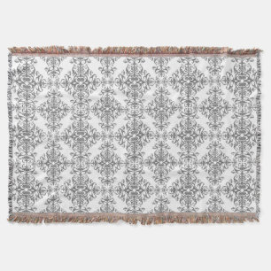 Eleganter Vintager, grauer und weißer Blumendach Decke
