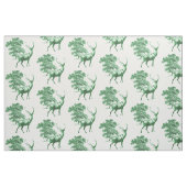 Eleganter, Vintager Grüner Hirsch Stoff (Fat Quarter (45,7 x 55,9 cm))