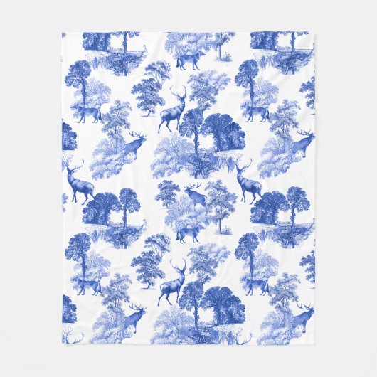 Eleganter Vintager Klassik Fleecedecke (Vorderseite)