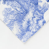 Eleganter Vintager Klassik Fleecedecke (Ecke)