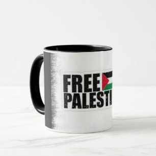 Eleganter Vintager Look mit Fist & Palestine Sloga Tasse