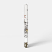 Eleganter Vintager Name für Blumenschrift Samsung Galaxy Hülle (Linke Seite)