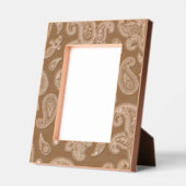 Eleganter Vintager Paisley-Floral-Rahmen Geätzte Rahmen (Links)