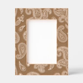 Eleganter Vintager Paisley-Floral-Rahmen Geätzte Rahmen (Vorderseite)