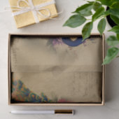 Eleganter Vintager Pfau Seidenpapier (Geschenk)
