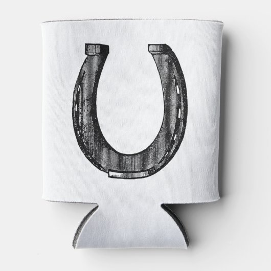 Eleganter Vintager Pferdeshoe Dosenkühler (Vorderseite)