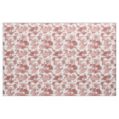 Eleganter Vintager Roter Fisch Stoff (Yard (91,4 cm))