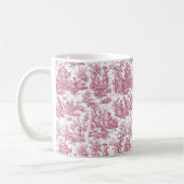 Eleganter Vintager Rottöckchen Kaffeetasse (Links)