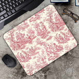 Eleganter Vintager Rottöckchen Mousepad