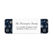 Eleganter Vintager Schneeflocken Winter (Vorne)