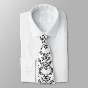 Eleganter Vintager Schwarzdampfer auf Weiß Krawatte