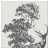 Eleganter Vintager Schwarzwildwanderweg Stoff (Nahaufnahme)