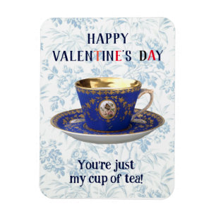Eleganter Vintager Teacup Hübsch nur mein Cup of T Magnet