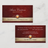 Eleganter Vintager tiefer Visitenkarte (Vorne/Hinten)