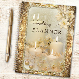 Eleganter Vintager Twin Flame Wedding Planner Planer