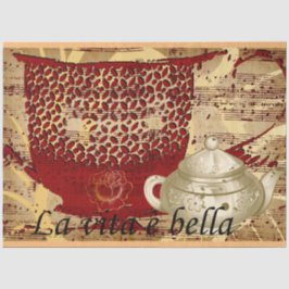 Eleganter Vintager Urlaub Seidenpapier