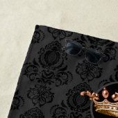 Eleganter, Vintager, Viktorianischer Damaske Perso Strandtuch (Beispiel)