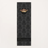 Eleganter, Vintager, Viktorianischer Damaske Perso Yogamatte (Vorderseite)