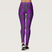 Eleganter, Vintager, Viktorianischer Dampfkorb Leggings (Rückseite)