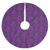 Eleganter, Vintager, Viktorianischer Dampfkorb Polyester Weihnachtsbaumdecke (Vorderseite)