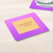 Eleganter Violet Paper Untersetzer (angewinkelt)