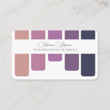 Eleganter violetter Farbpalettenkalligraphie QR-Co