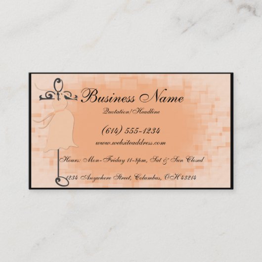 Eleganter Visitenkarte (Vorderseite)