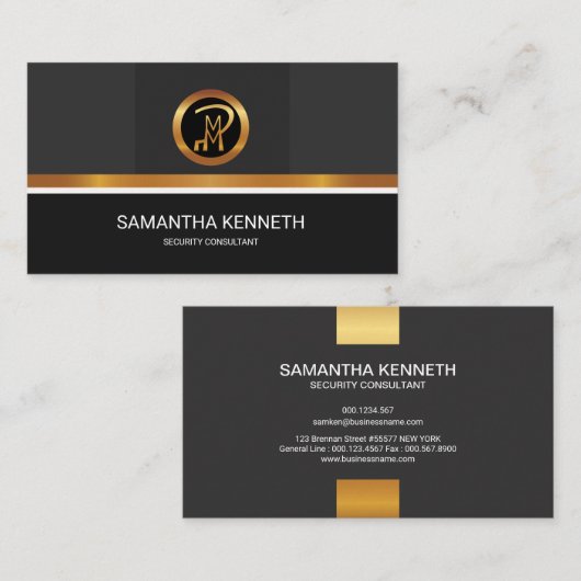 Eleganter Visitenkarte (Vorne/Hinten)