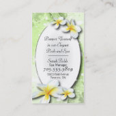 Eleganter Visitenkarte (Rückseite)