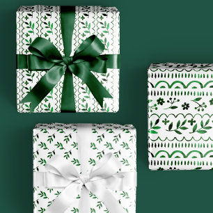 Eleganter Volkstümlicher Urlaub im Grünen Wasser Geschenkpapier Set
