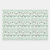 Eleganter Volkstümlicher Urlaub im Grünen Wasser Geschenkpapier Set (Vorderseite 2)