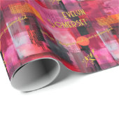 Eleganter, von Sunset Inspiriert, individueller Ge Geschenkpapier (Rolleneckpunkt)