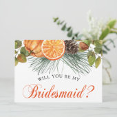 Eleganter Vorschlag für die Rustikale Herbstbrücke Einladung (Stehend Vorderseite)